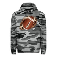 Slate Camo football cowhide leopard patch Premium Hoodie - JahusDesignShop