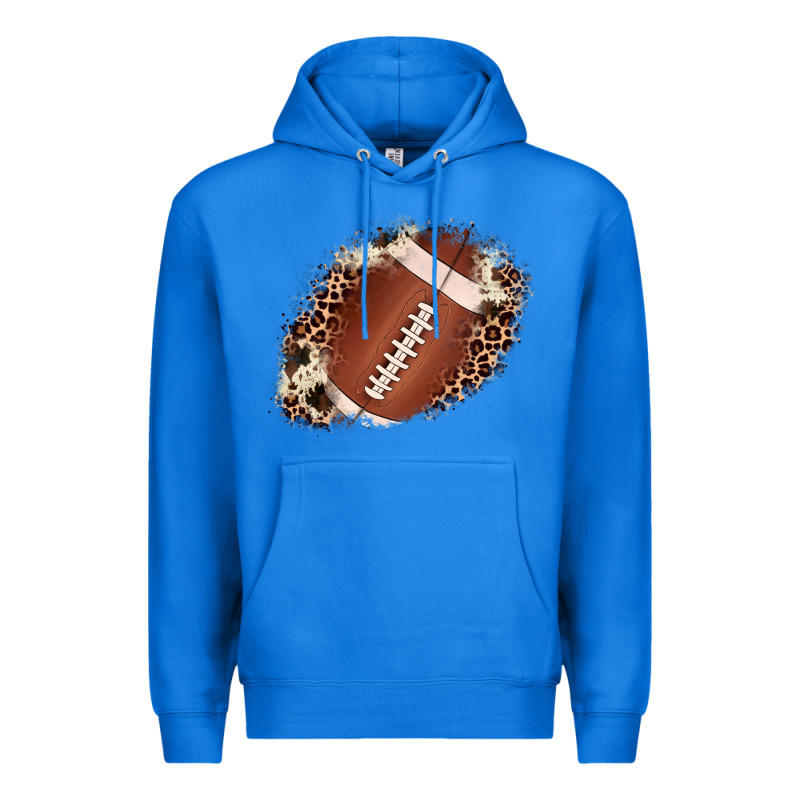 Football Cowhide Leopard Patch Premium Hoodie by JahusDesignShop | Teevron