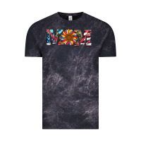 Cloud Black mom with sunflower Vintage Tee - Artiststas