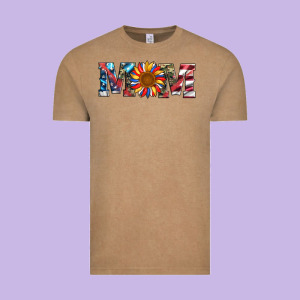 Mom With Sunflower Vintage Tee Designed By Artiststas