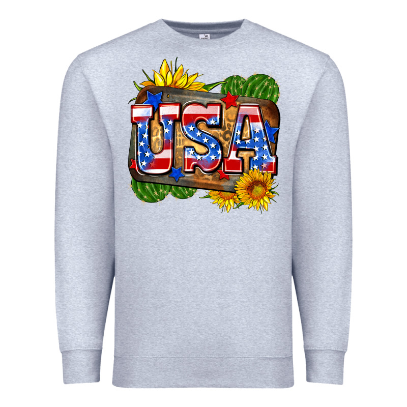 Usa Premium Sweatshirt by Zillion Design Studio | Teevron