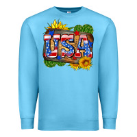 Ocean Blue usa Premium Sweatshirt - Zillion Design Studio