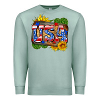 Seafoam usa Premium Sweatshirt - Zillion Design Studio