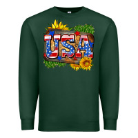 Sports Green usa Premium Sweatshirt - Zillion Design Studio
