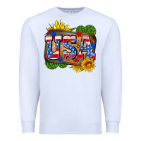 White usa Premium Sweatshirt - Zillion Design Studio