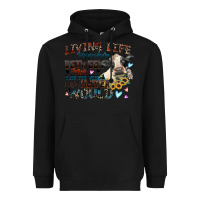 Black living life somewhere between jesus take the wheel Heavyweight Hoodie - Zillion Design Studio