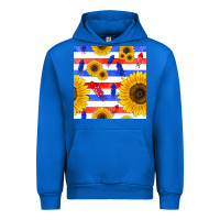 Cobalt patriotic sunflowers Urban Hoodie - BundleAndBundleShop