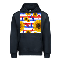 Navy patriotic sunflowers Urban Hoodie - BundleAndBundleShop