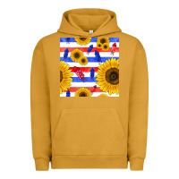 Pigment Peanut Butter patriotic sunflowers Urban Hoodie - BundleAndBundleShop
