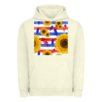 Pigment Pistachio patriotic sunflowers Urban Hoodie - BundleAndBundleShop