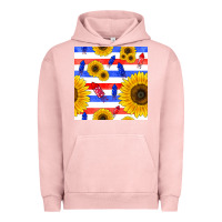 Pigment Salmon patriotic sunflowers Urban Hoodie - BundleAndBundleShop
