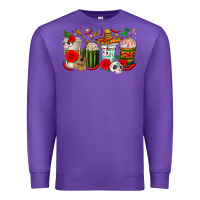 Purple hispanic heritage month coffee cups Premium Sweatshirt - texasbilliewilder