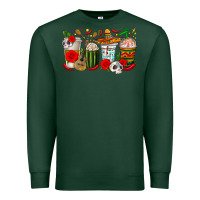 Sports Green hispanic heritage month coffee cups Premium Sweatshirt - texasbilliewilder