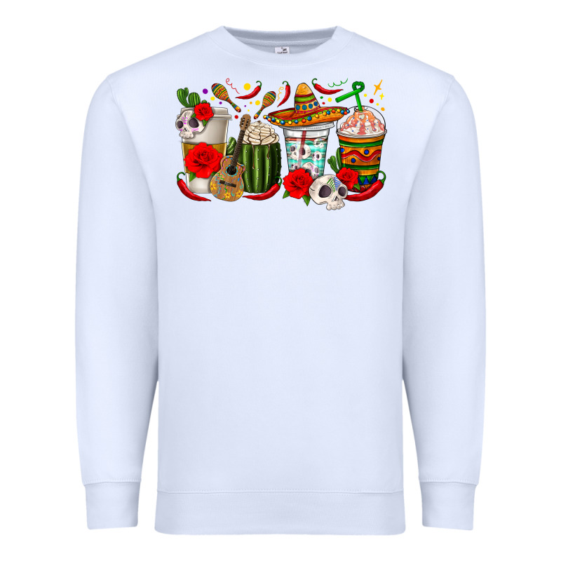 Hispanic Heritage Month Coffee Cups Premium Sweatshirt by texasbilliewilder | Teevron