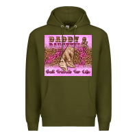 Army Green daddy and daughter best friends for life Premium Hoodie - Artiststas