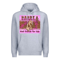 Heather Grey daddy and daughter best friends for life Premium Hoodie - Artiststas