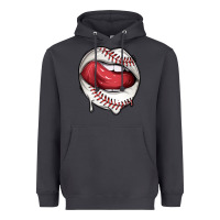 Smoke sports lips baseball Heavyweight Hoodie - texasbilliewilder