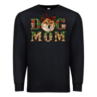 Black dog mom shiba inu Premium Sweatshirt - RanaPortraitStore