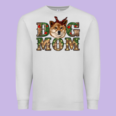 Dog Mom Shiba Inu Premium Sweatshirt Designed By Ranaportraitstore