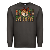 Smoke dog mom shiba inu Premium Sweatshirt - RanaPortraitStore