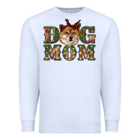 White dog mom shiba inu Premium Sweatshirt - RanaPortraitStore