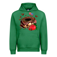 Emerald donut strawberry and usa flag Urban Hoodie - AdoDesignShop