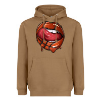 Toasted Coconut sports lips basketball Heavyweight Hoodie - texasbilliewilder