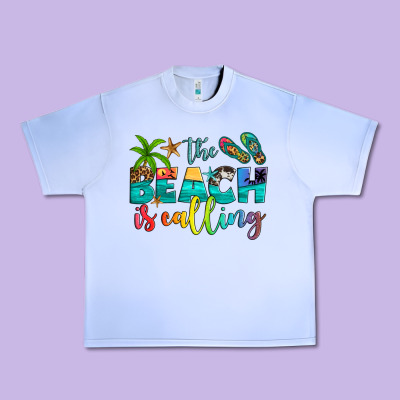 The Beach Is Calling Urban Heavy Tee Designed By Artiststas
