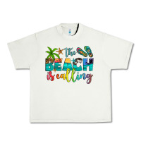Pistachio the beach is calling Urban Heavy Tee - Artiststas