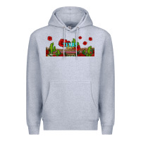 Heather Grey texas chica Premium Hoodie - Jasminsmagicworld