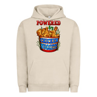 Pigment French Oak powered by chicken nuggets Urban Hoodie - AdoDesignShop