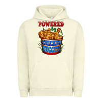 Pigment Pistachio powered by chicken nuggets Urban Hoodie - AdoDesignShop