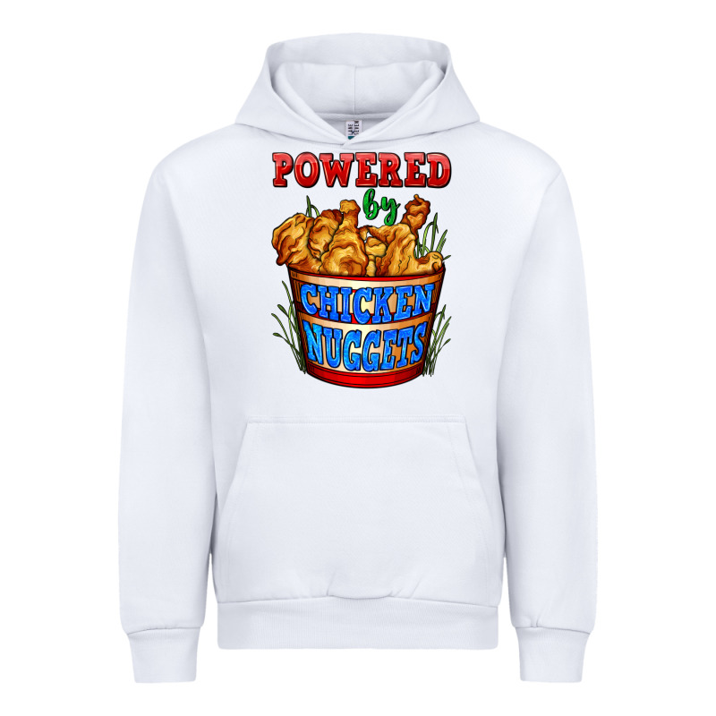 Powered By Chicken Nuggets Urban Hoodie by AdoDesignShop | Teevron