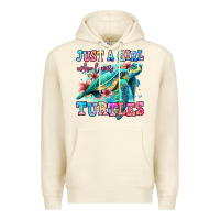 Just A Girl Who Loves Turtles Premium Hoodie | Teevron
