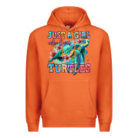 Carrot just a girl who loves turtles Premium Hoodie - Jasminsmagicworld