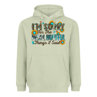 Matcha i'm sorry for the mean hurtful things i said Heavyweight Hoodie - Zillion Design Studio