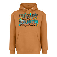 Meerkat i'm sorry for the mean hurtful things i said Heavyweight Hoodie - Zillion Design Studio