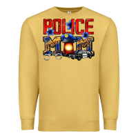 Antique Gold police mom Premium Sweatshirt - Zillion Design Studio