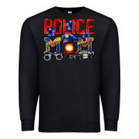 Black police mom Premium Sweatshirt - Zillion Design Studio