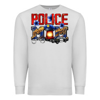 Dove Grey police mom Premium Sweatshirt - Zillion Design Studio