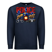 Navy police mom Premium Sweatshirt - Zillion Design Studio
