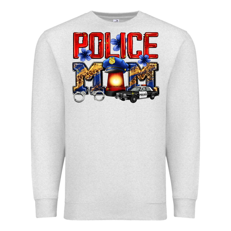 Police Mom Premium Sweatshirt by Zillion Design Studio | Teevron