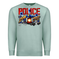 Seafoam police mom Premium Sweatshirt - Zillion Design Studio
