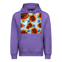 Tulip patriotic sunflowers and stars Urban Hoodie - BundleAndBundleShop