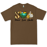 Cacao Peace Love Ducks Premium Tee - LillyAllenDesigns