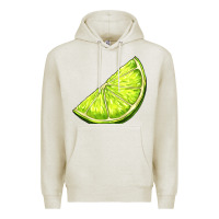 Oatmeal Heather lime for gin Premium Hoodie - AdoDesignShop