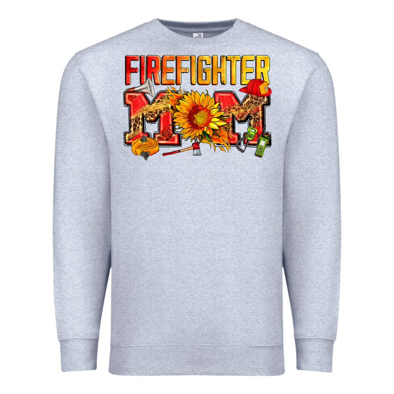 Firefighter Mom Premium Sweatshirt by Zillion Design Studio | Teevron