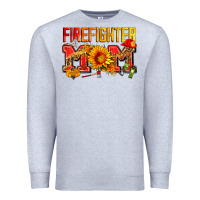 Heather Grey firefighter mom Premium Sweatshirt - Zillion Design Studio