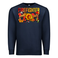 Navy firefighter mom Premium Sweatshirt - Zillion Design Studio