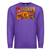 Purple firefighter mom Premium Sweatshirt - Zillion Design Studio
